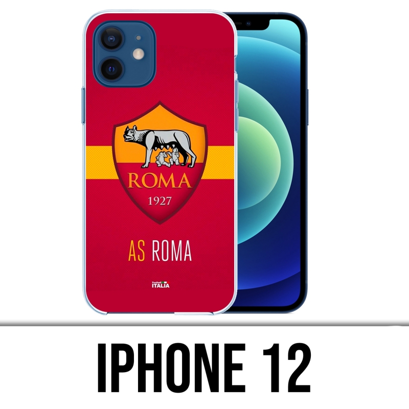 Custodia per iPhone 12 - Pallone da calcio As Roma