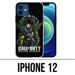 Carcasa para iPhone 12 - Call Of Duty X Dragon Ball Saiyan Warfare
