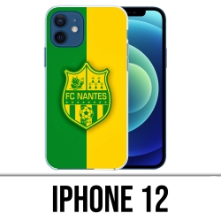 Custodia per iPhone 12 - Pallone da calcio FC-Nantes