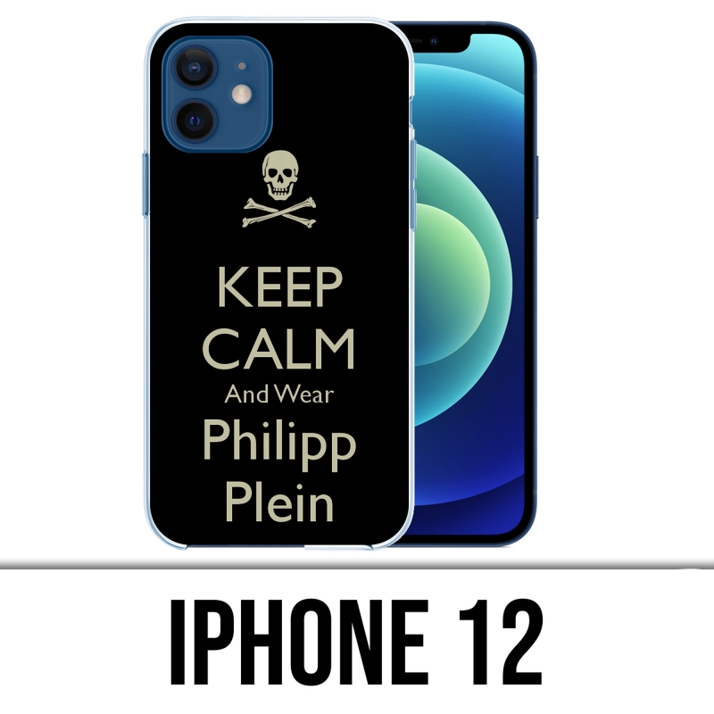 Coque iPhone 12 - Keep Calm Philipp Plein