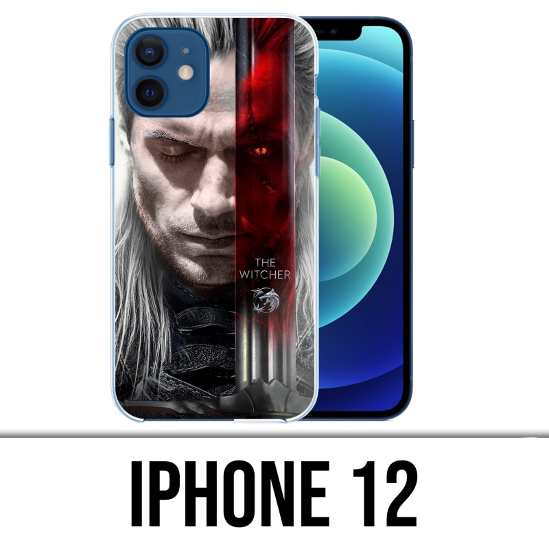 Coque iPhone 12 - Witcher Lame Épée