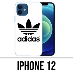 Coque iPhone 12 - Adidas Classic Blanc