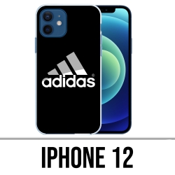 Custodia per iPhone 12 - Logo Adidas nera