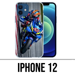 Coque iPhone 12 - Alex-Rins-Suzuki-Motogp-Pilote