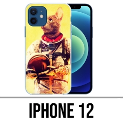 Custodia per iPhone 12 - Animal Astronaut Cat