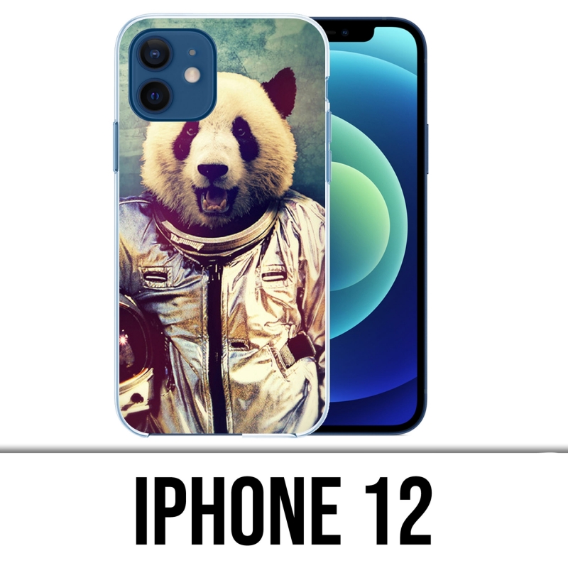 Coque iPhone 12 - Animal Astronaute Panda
