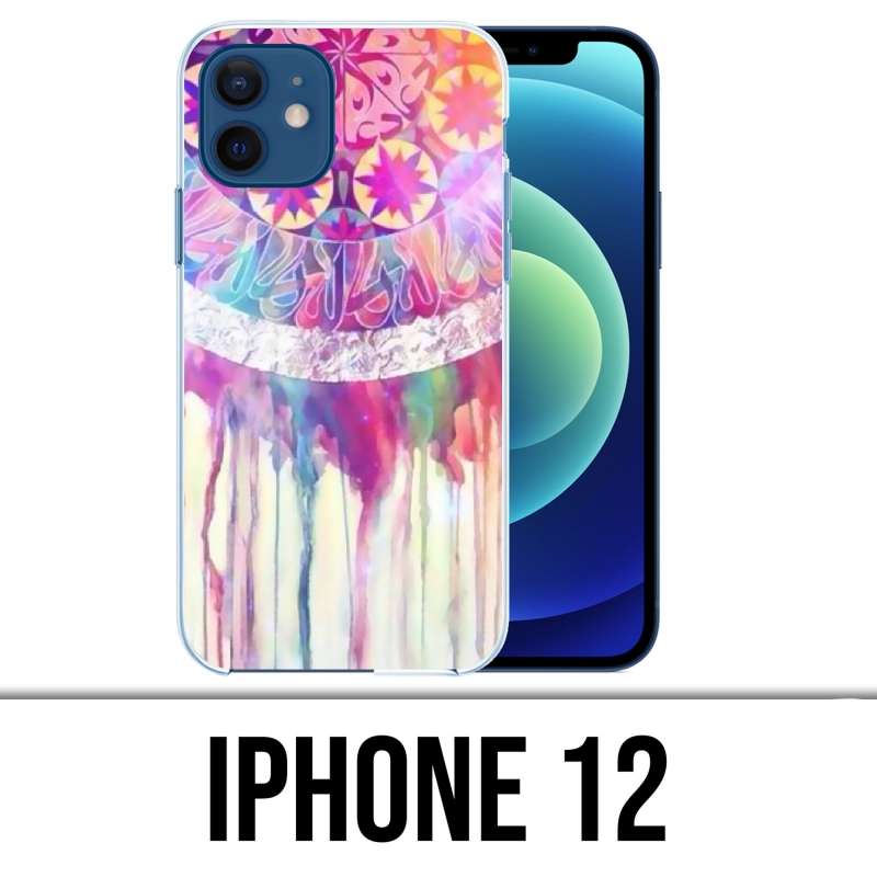 Custodia per iPhone 12 - Pittura Dream Catcher