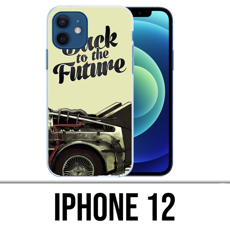 Carcasa para iPhone 12 - Regreso al futuro Delorean