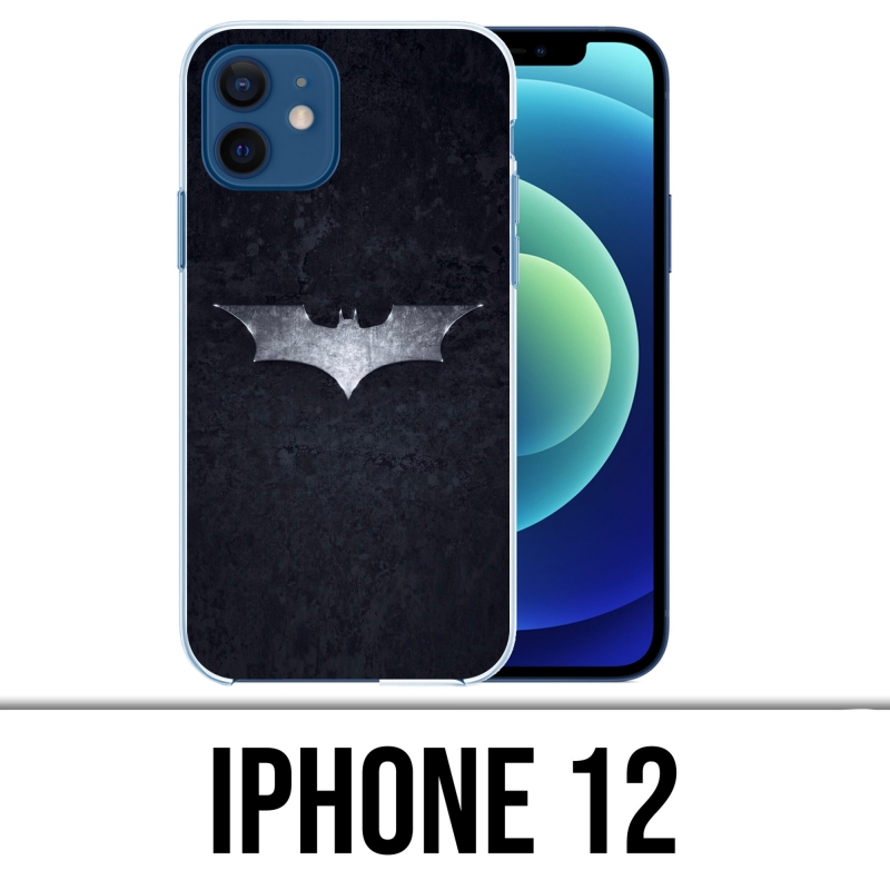 Custodia per iPhone 12 - Batman Logo Dark Knight