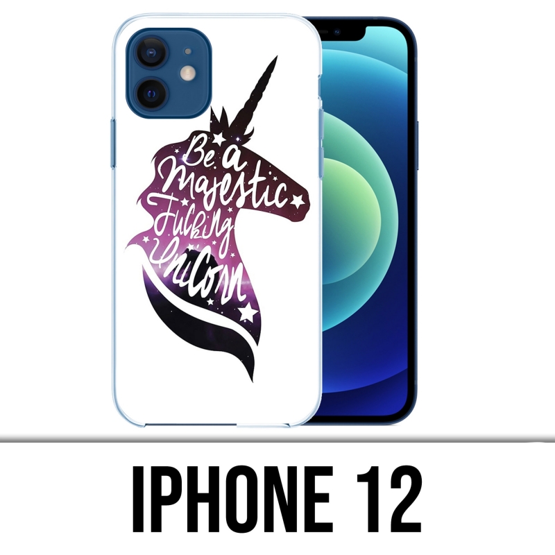 IPhone 12 Case - Seien Sie ein majestätisches Einhorn