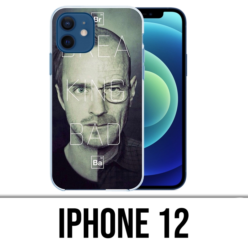 Coque iPhone 12 - Breaking Bad Visages