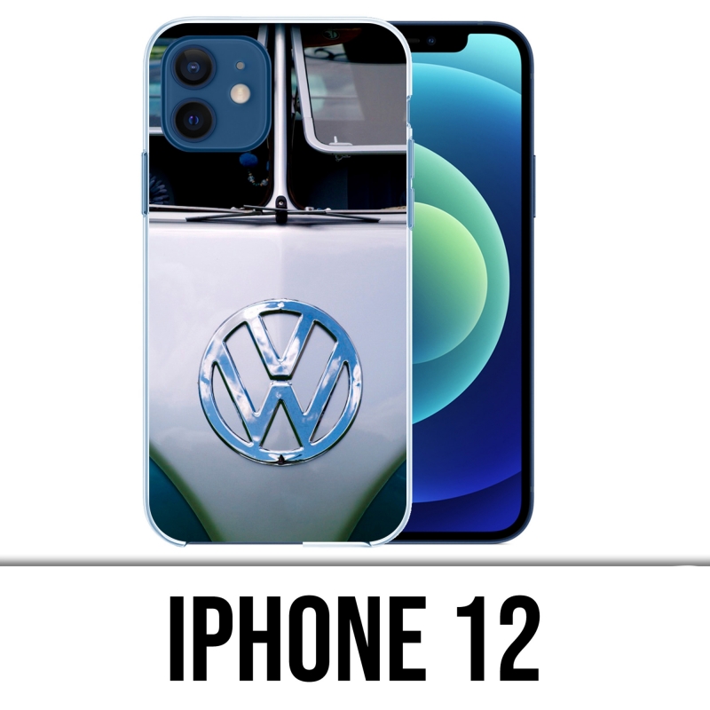 Carcasa para iPhone 12 - Gris Vw Volkswagen Bus