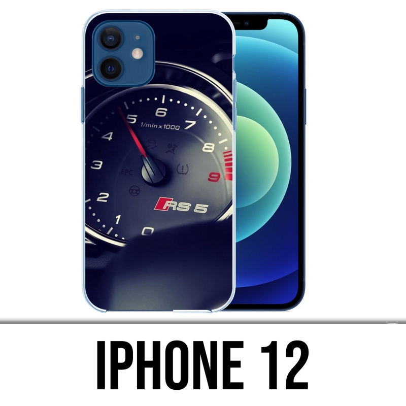 Coque iPhone 12 - Compteur Audi Rs5