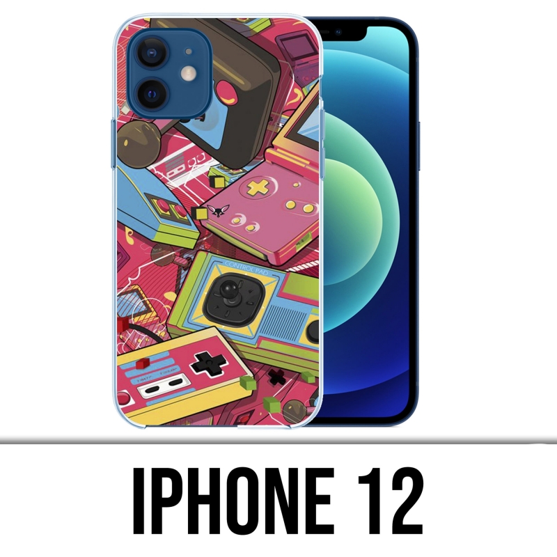 IPhone 12 Case - Retro Vintage Consoles