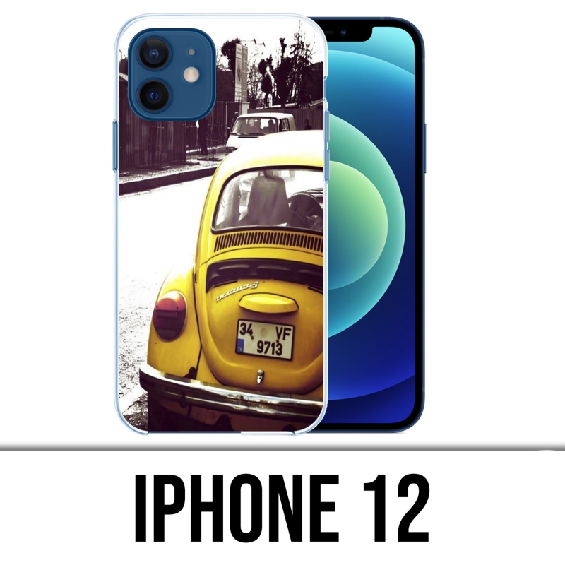 Funda para iPhone 12 - Vintage Beetle