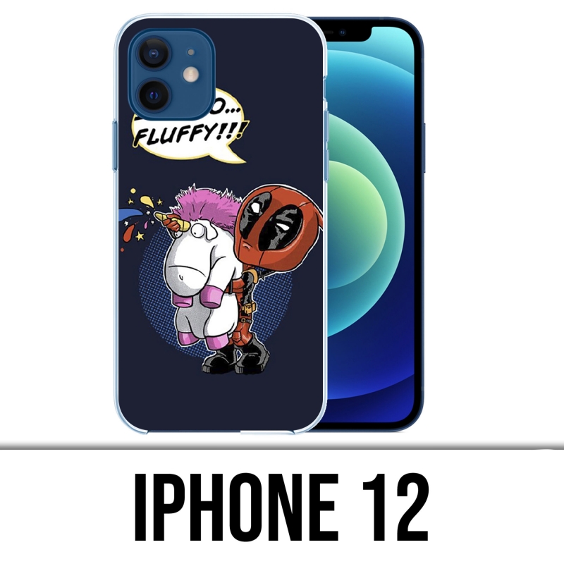 Funda para iPhone 12 - Unicornio esponjoso de Deadpool