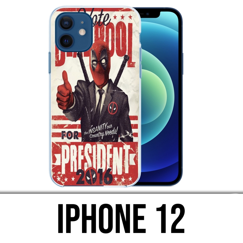 Coque iPhone 12 - Deadpool Président