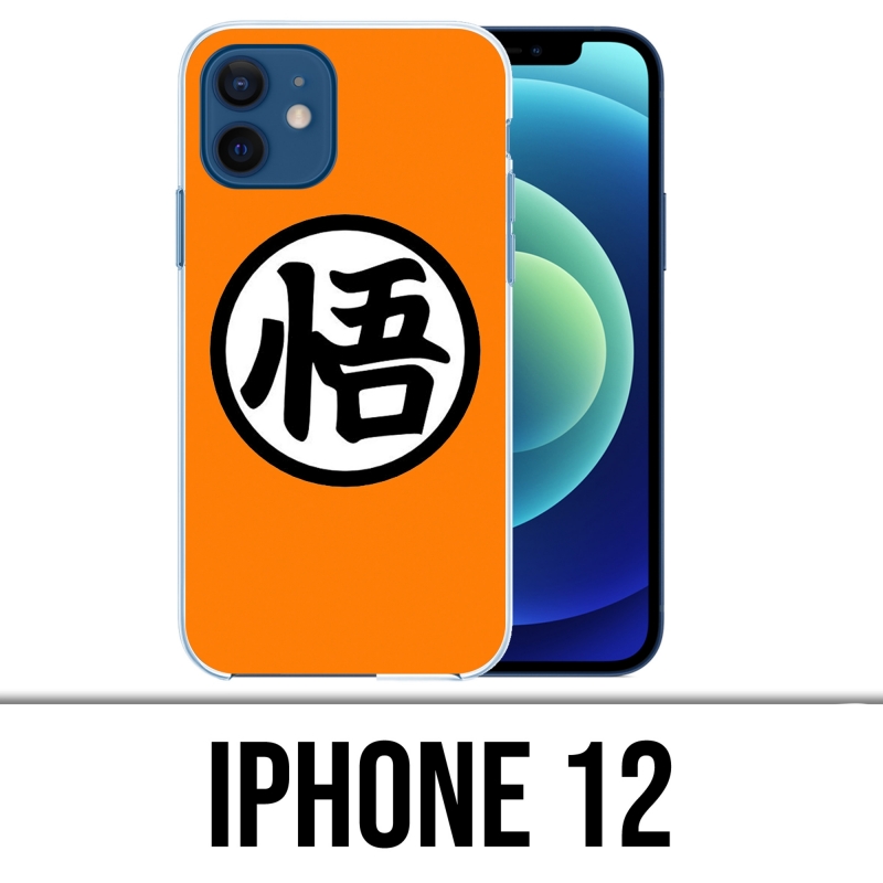 Coque iPhone 12 - Dragon Ball Goku Logo