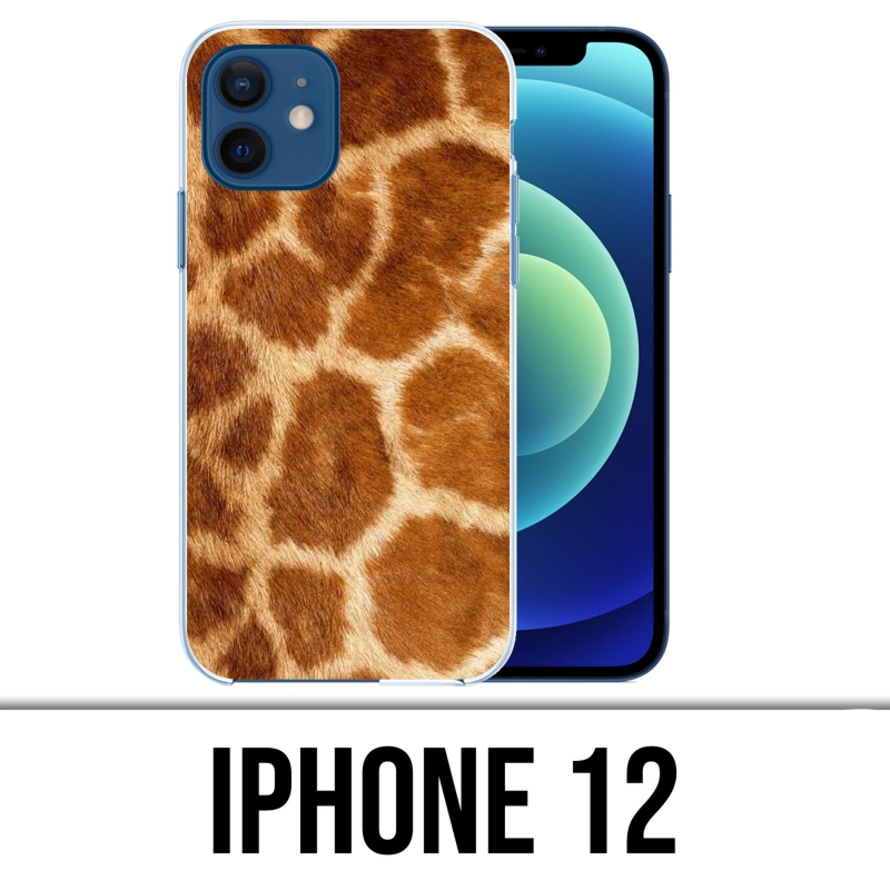 Custodia per iPhone 12 - Giraffa in pelliccia