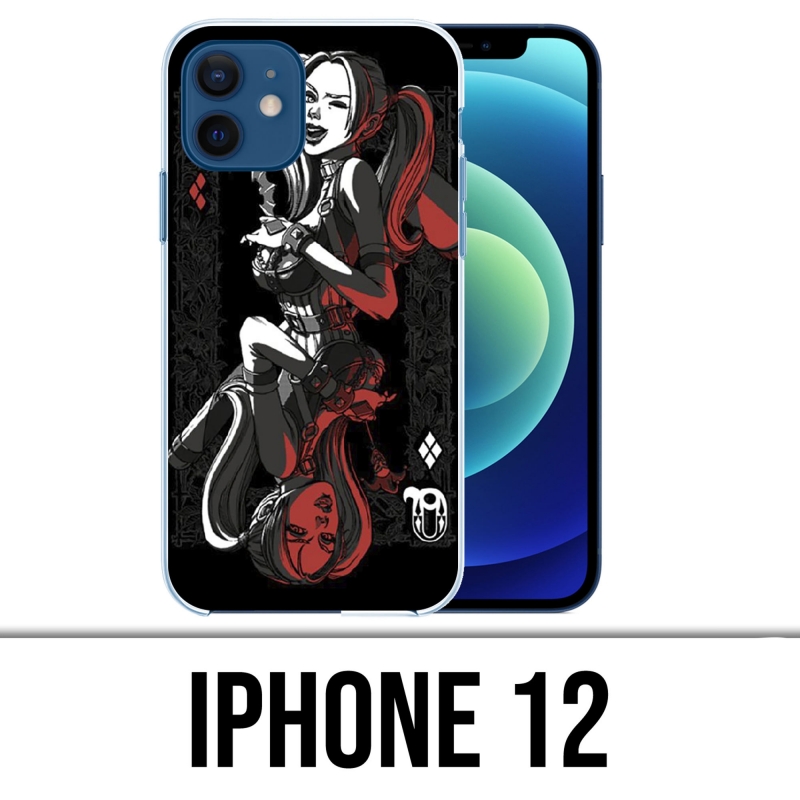 Coque iPhone 12 - Harley Queen Carte