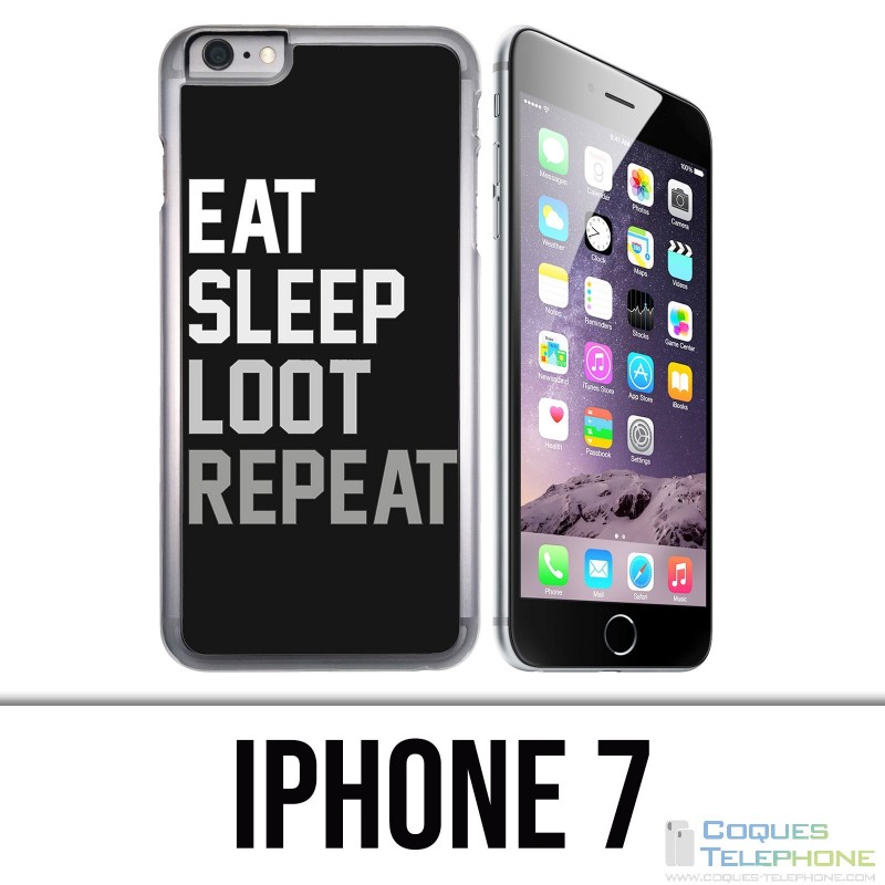 Funda iPhone 7 - Eat Sleep Loot Repeat