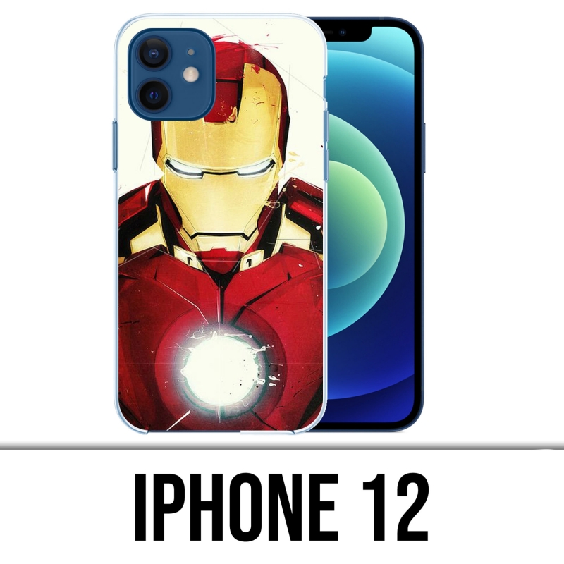 Coque iPhone 12 - Iron Man Paintart