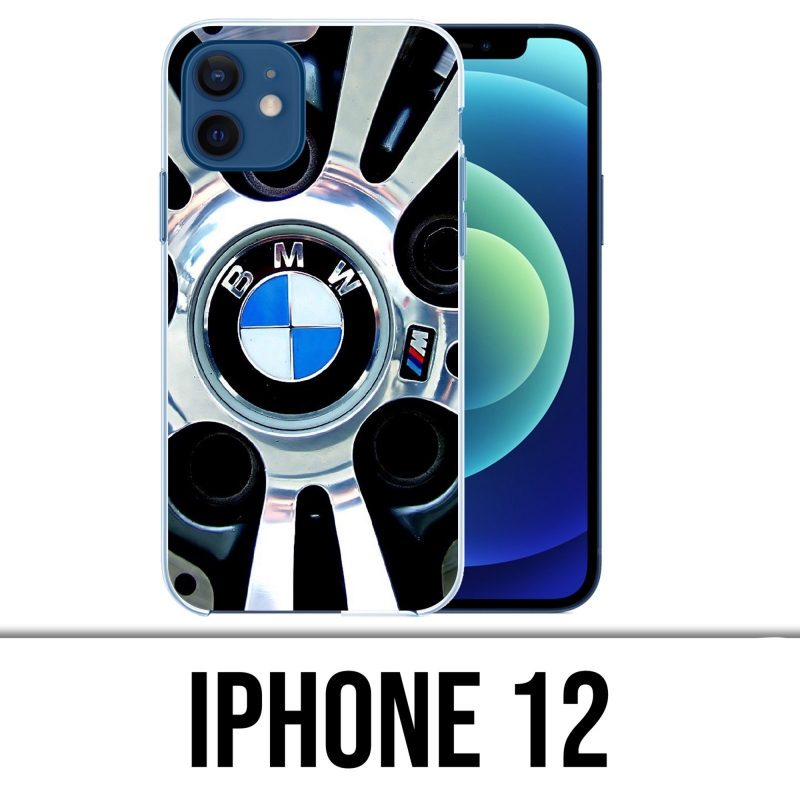 Coque iPhone 12 - Jante Bmw Chrome