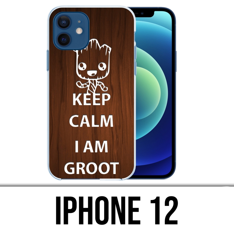 Funda para iPhone 12 - Keep Calm Groot