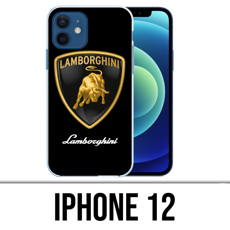 Coque iPhone 12 - Lamborghini Logo