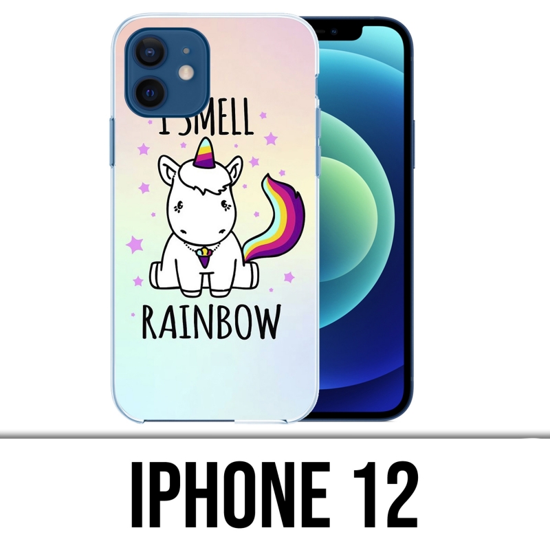 IPhone 12 Case - Einhorn Ich rieche Raimbow