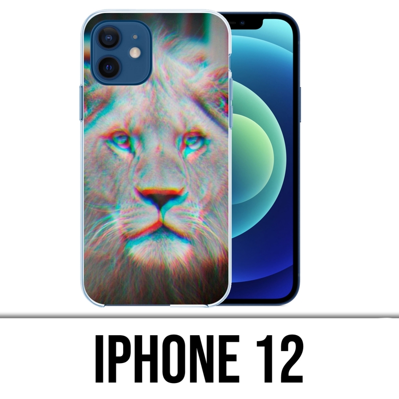 Custodia per iPhone 12 - Leone 3D