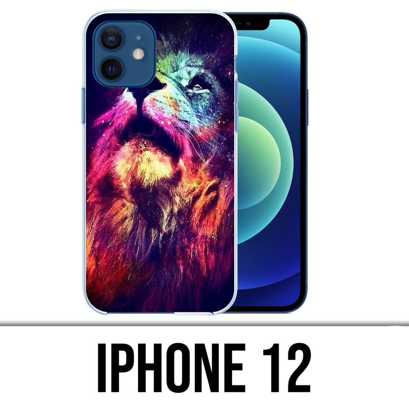 Custodia per iPhone 12 - Galaxy Lion