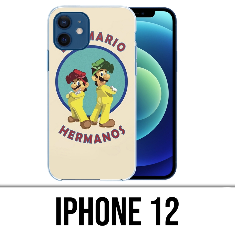 Coque iPhone 12 - Los Mario Hermanos