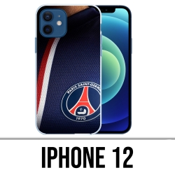 Coque iPhone 12 - Maillot Bleu Psg Paris Saint Germain