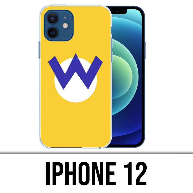 Coque iPhone 12 - Mario Wario Logo