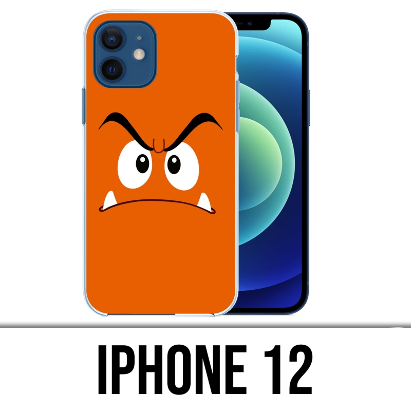 Coque iPhone 12 - Mario-Goomba