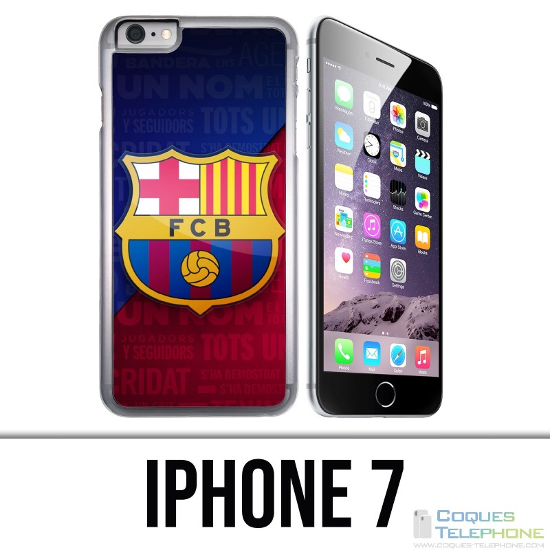 Custodia per iPhone 7 - Football Fc Barcelona Logo