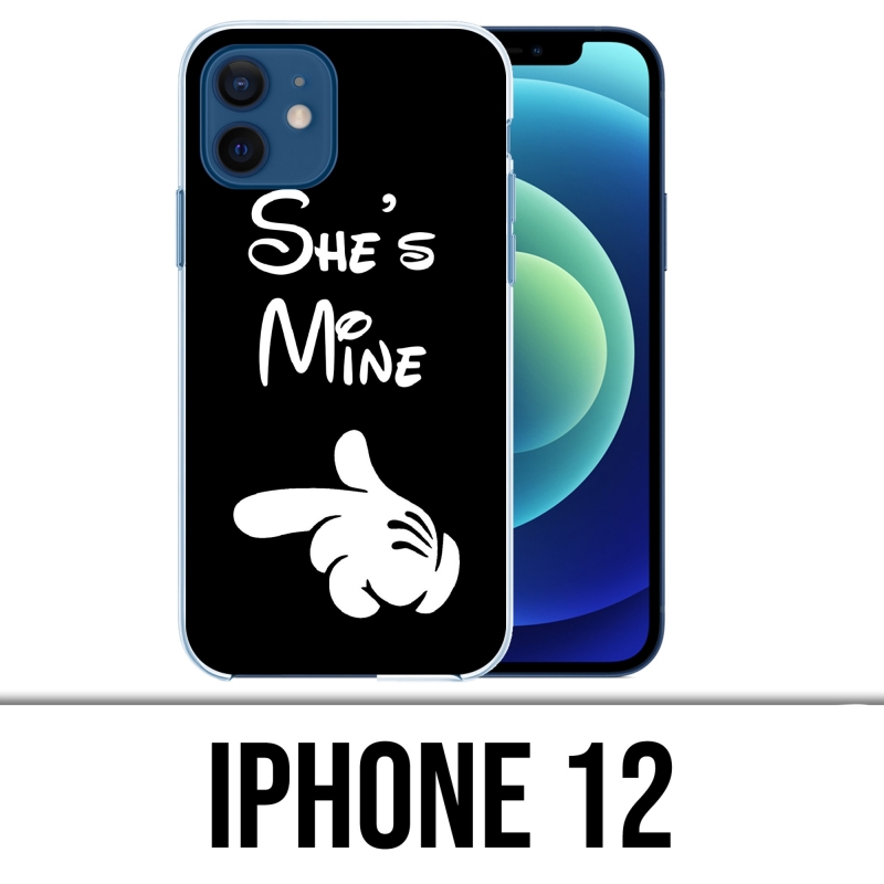 Coque iPhone 12 - Mickey Shes Mine