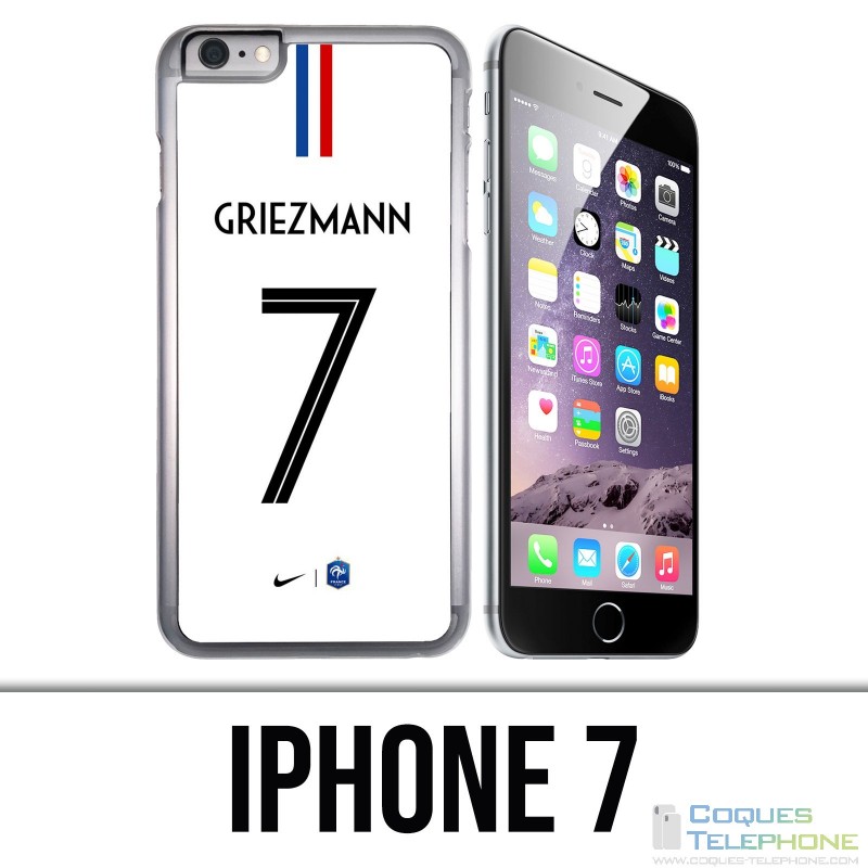 Custodia per iPhone 7 - Calcio Francia Maillot Griezmann