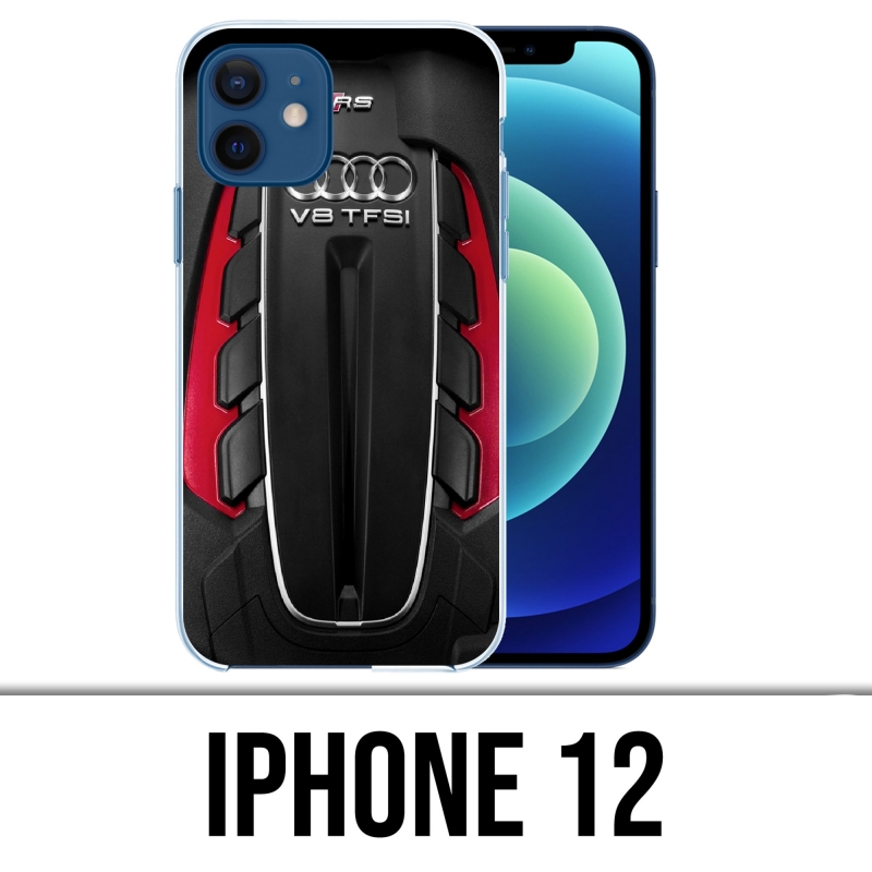 Coque iPhone 12 - Moteur Audi V8