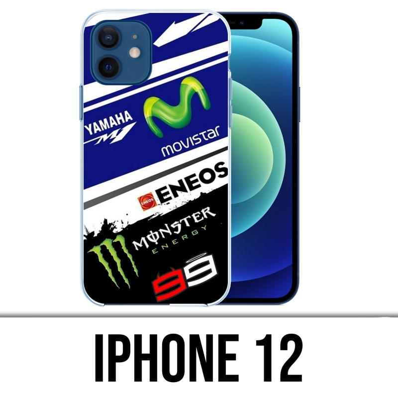 Coque iPhone 12 - Motogp M1 99 Lorenzo