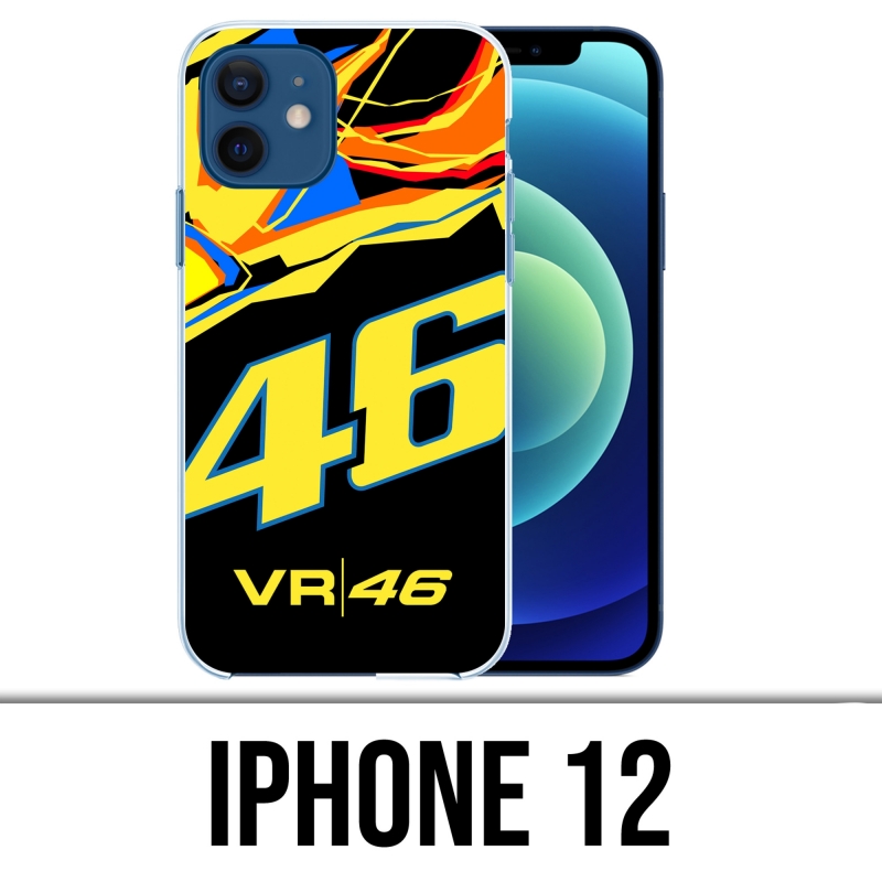 Coque iPhone 12 - Motogp Rossi Sole Luna