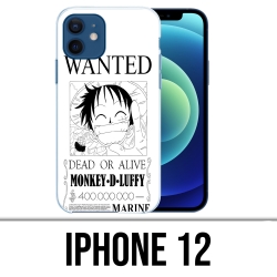 Funda para iPhone 12 - One Piece Wanted Luffy