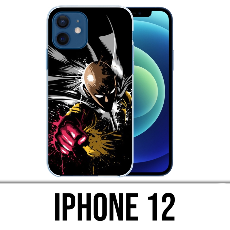 Coque iPhone 12 - One-Punch-Man-Splash