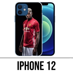 Coque iPhone 12 - Pogba Manchester