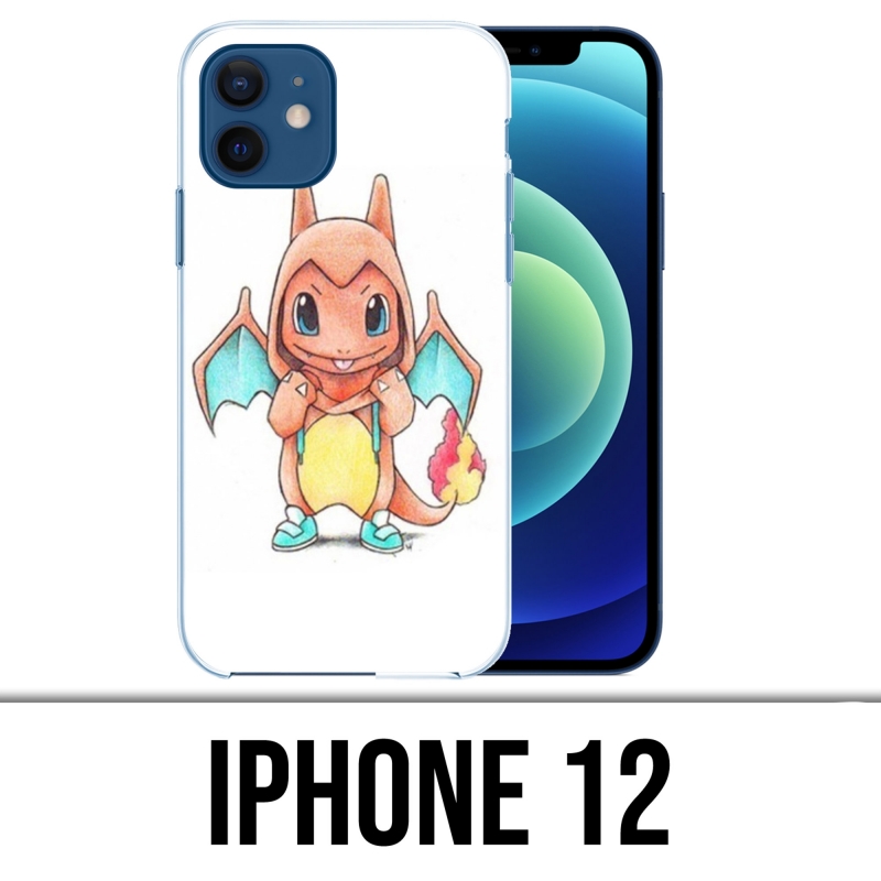 Custodia per iPhone 12 - Pokemon Baby Salameche