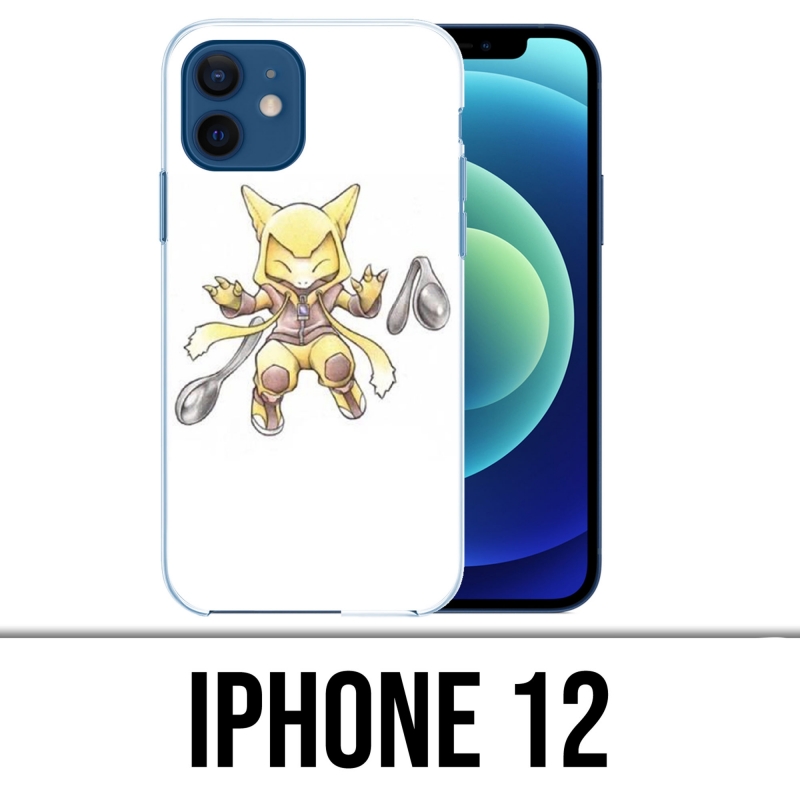 Coque iPhone 12 - Pokémon Bébé Abra