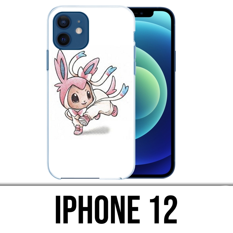 Coque iPhone 12 - Pokémon Bébé Nymphali