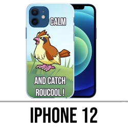 Coque iPhone 12 - Pokémon Go Catch Roucool