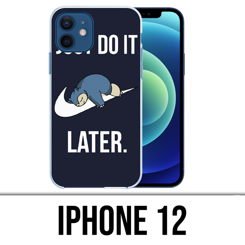 Custodia per iPhone 12 - Pokémon Snorlax fallo più tardi